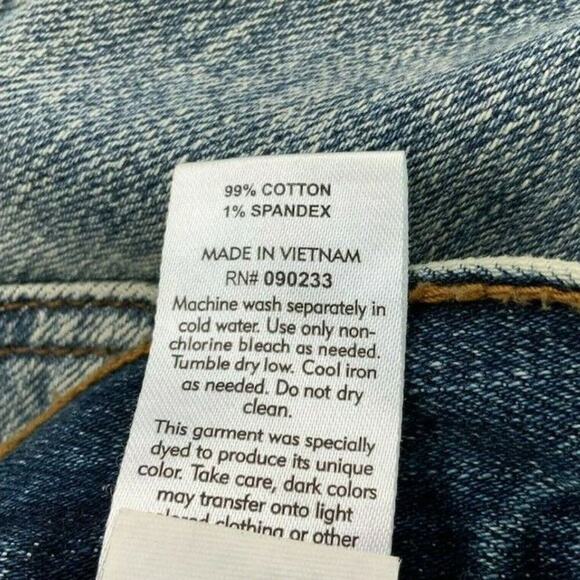 PACSUN Jeans Men Size 30X30 Stacked Skinny Distressed Bleach Print Pockets Denim - Picture 12 of 12